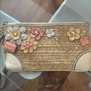 Coach Hamptons Floral Motif Wristlet
